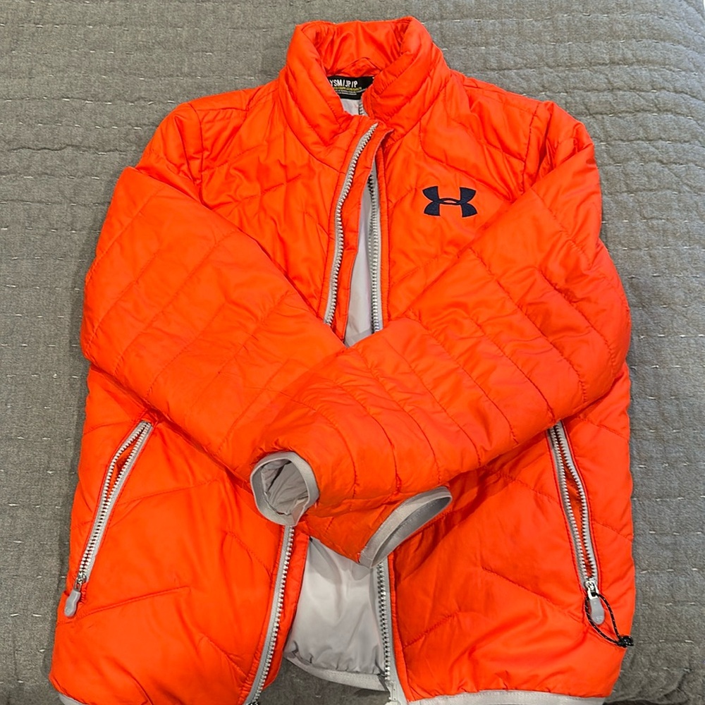 Under Armour Kids Orange Puffer Jacket